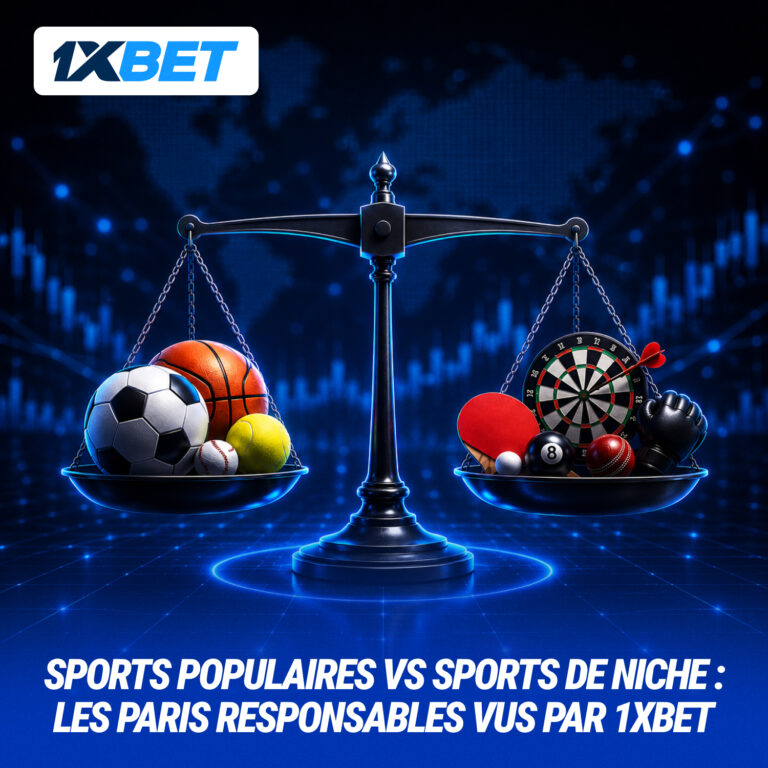 L’approche 1xBet du jeu responsable : outsiders ou favoris ? Sports de niche vs sports populaires