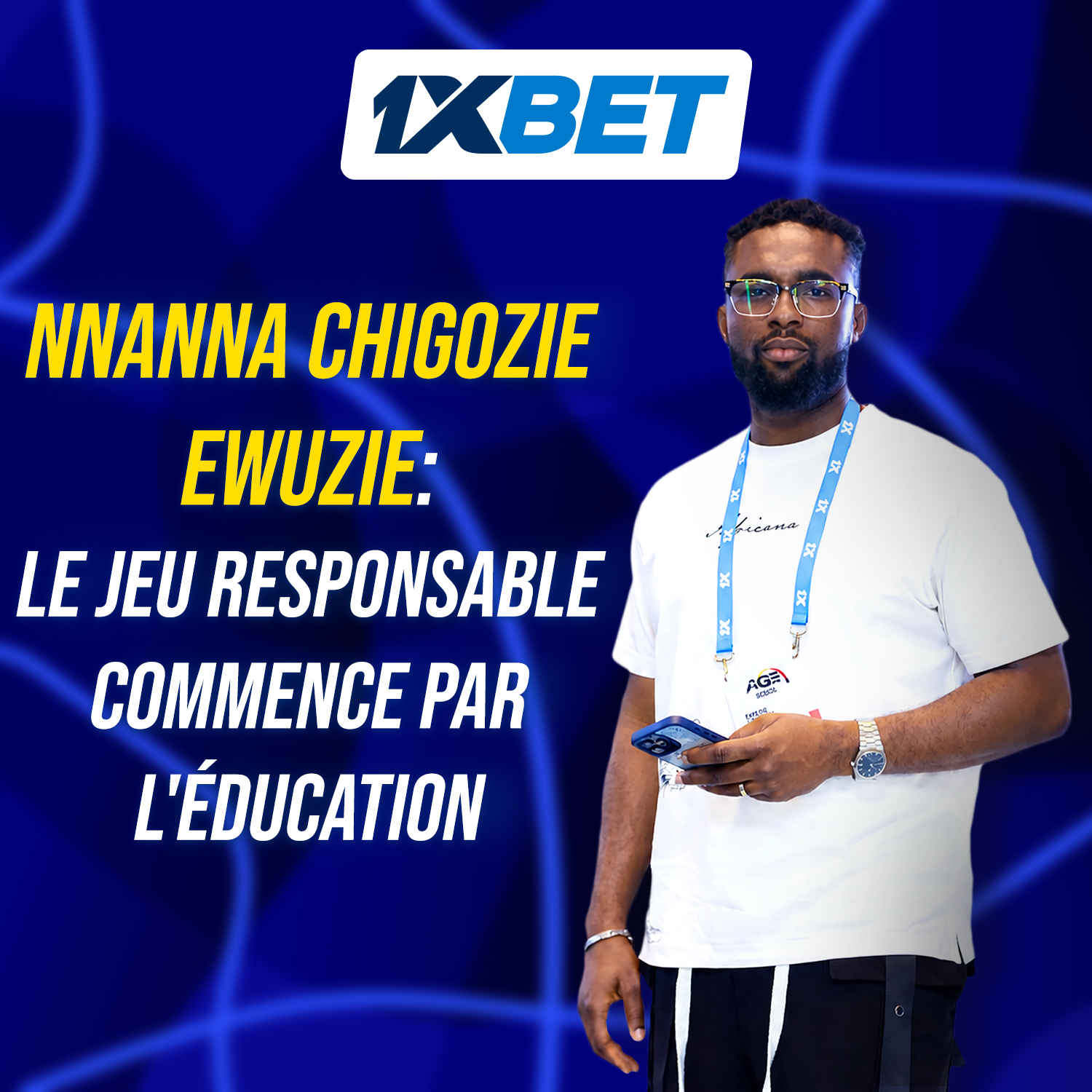 Nnanna Chigozie Ewuzie de 1xBet Nigeria plaide pour une meilleure éducation des joueurs lors du Symposium sur le jeu responsable